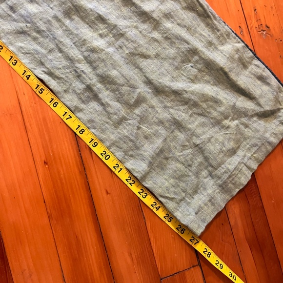 Soft Surroundings Linen Pants Contrast Piping size small - Picture 8 of 9